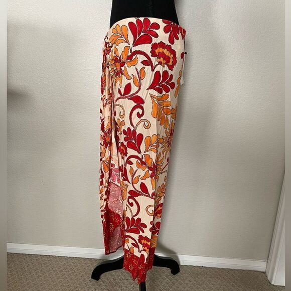NWT Zara Printed Wrap Midi Skirt - Picture 6 of 10